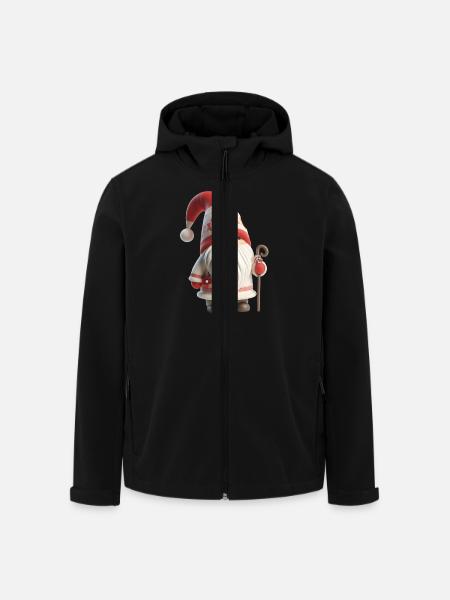 Weihnachtswichtel 3 - Recycelte Männer Softshell-Jacke von Stanley/Stella - Schwarz