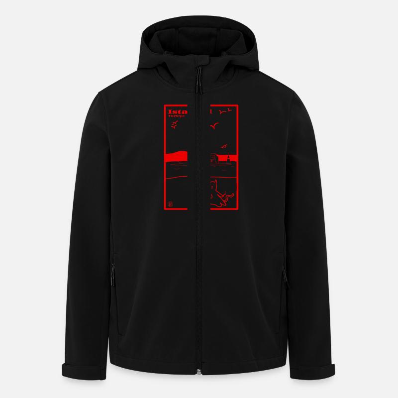 İstanbul, Türkei - Recycelte Männer Softshell-Jacke von Stanley/Stella - Schwarz