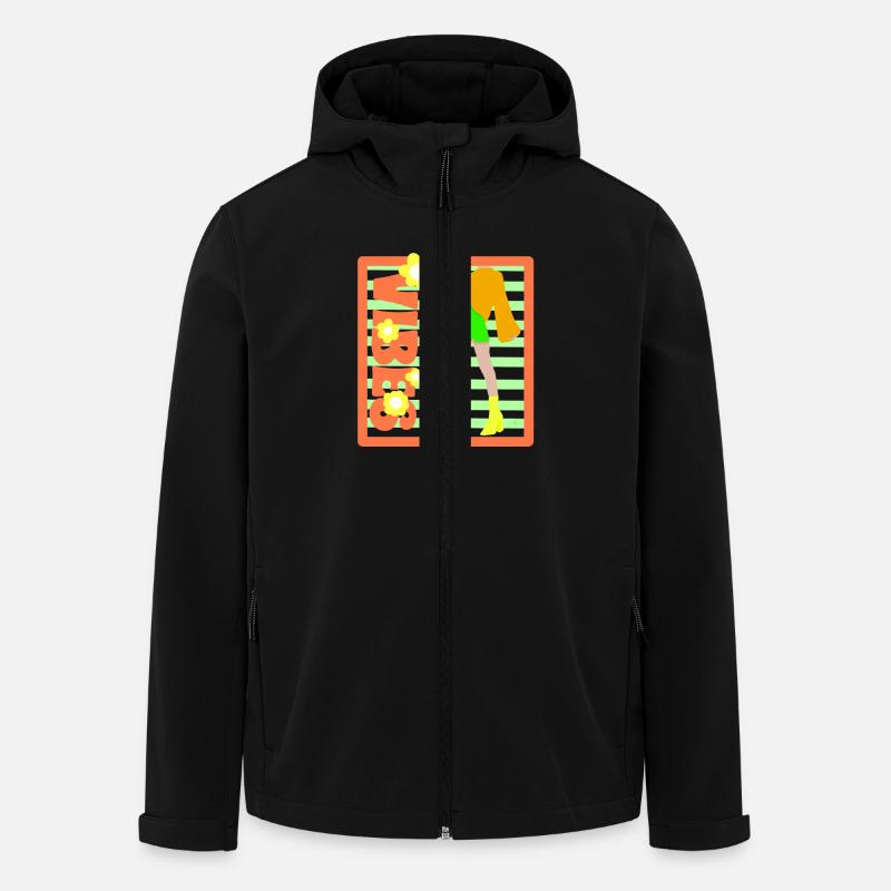 Good Positive Vibes - Men’s Recycled Softshell Jacket by Stanley/Stella - black