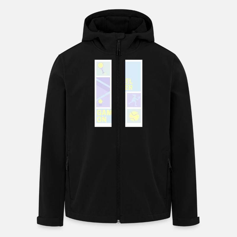 Padel lover - Men’s Recycled Softshell Jacket by Stanley/Stella - black