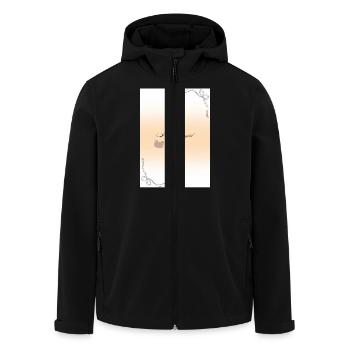 I m just a girl png - Men’s Recycled Softshell Jacket by Stanley/Stella - black - Front - AI Model Male 185 light (185cm)