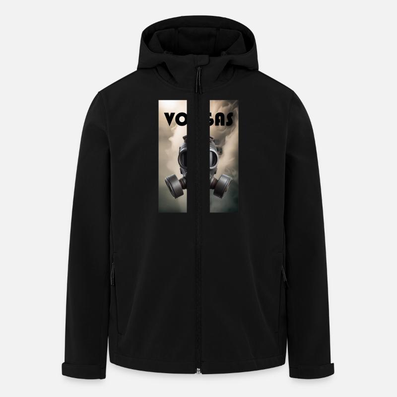 Vollgas - Recycelte Männer Softshell-Jacke von Stanley/Stella - Schwarz