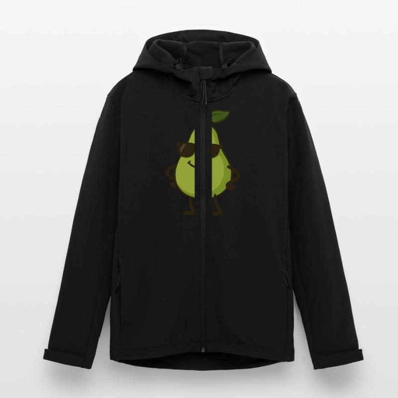 Pear Comic Cool Men’s Recycled Softshell Jacket Discoverer by Stanley/Stella