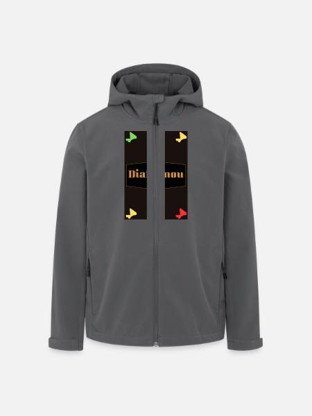 Diafounou - Men’s Recycled Softshell Jacket by Stanley/Stella - black