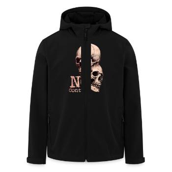 No Control - Men’s Recycled Softshell Jacket by Stanley/Stella - black - Front - AI Model Male 185 light (185cm)