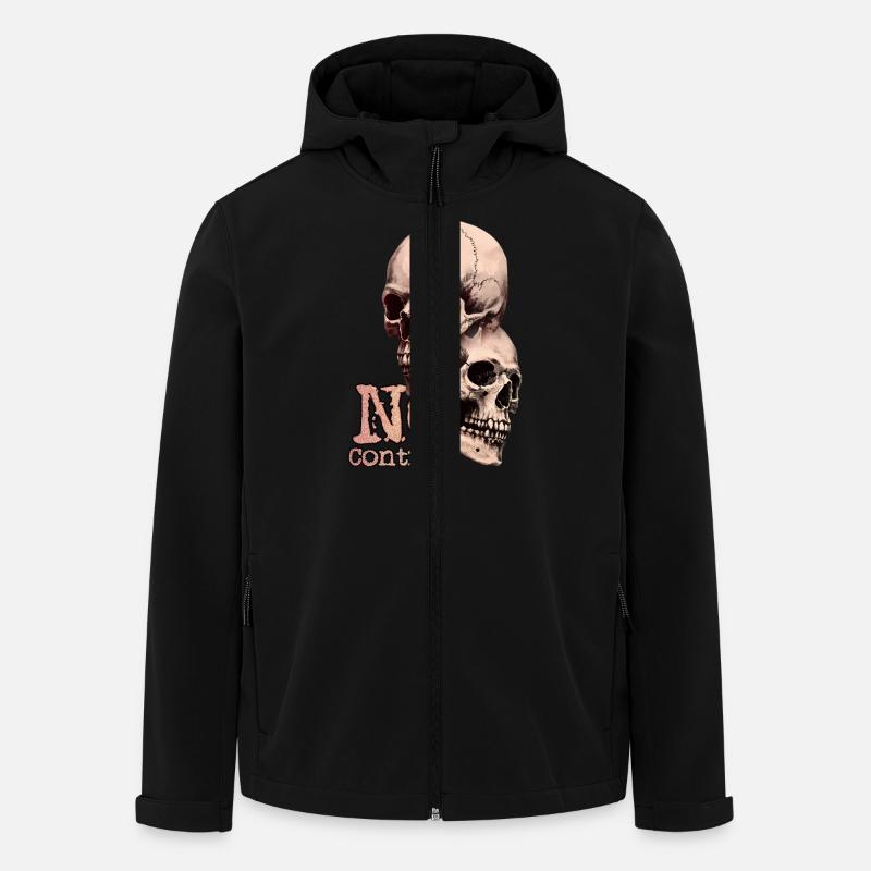 Keine Kontrolle - Recycelte Männer Softshell-Jacke von Stanley/Stella - Schwarz