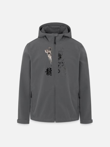 Drago - Veste softshell homme en polyester recyclé Stanley/Stella - noir