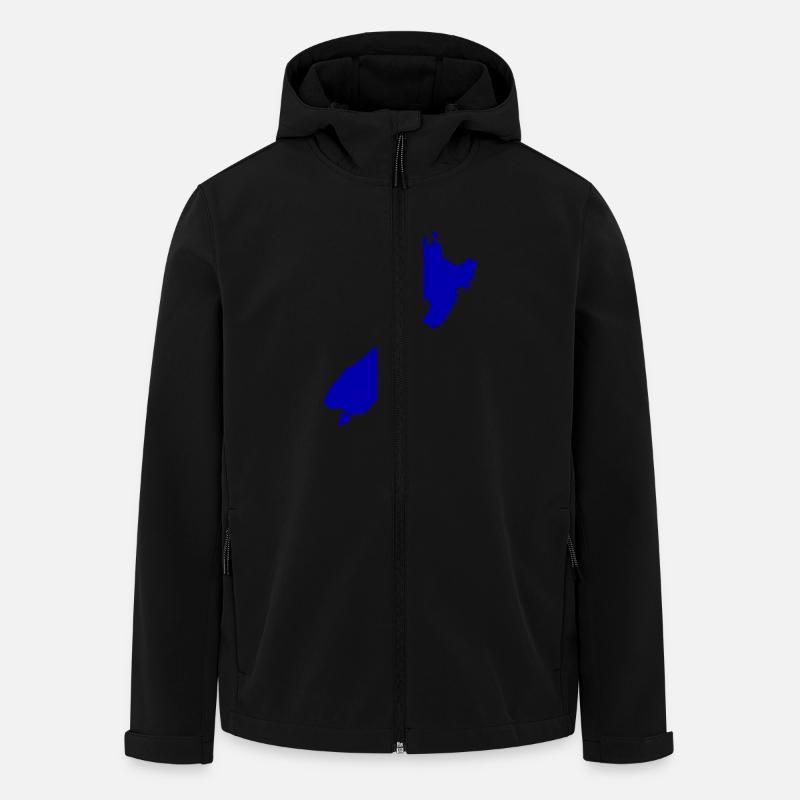 New Zealand - Men’s Recycled Softshell Jacket by Stanley/Stella - black