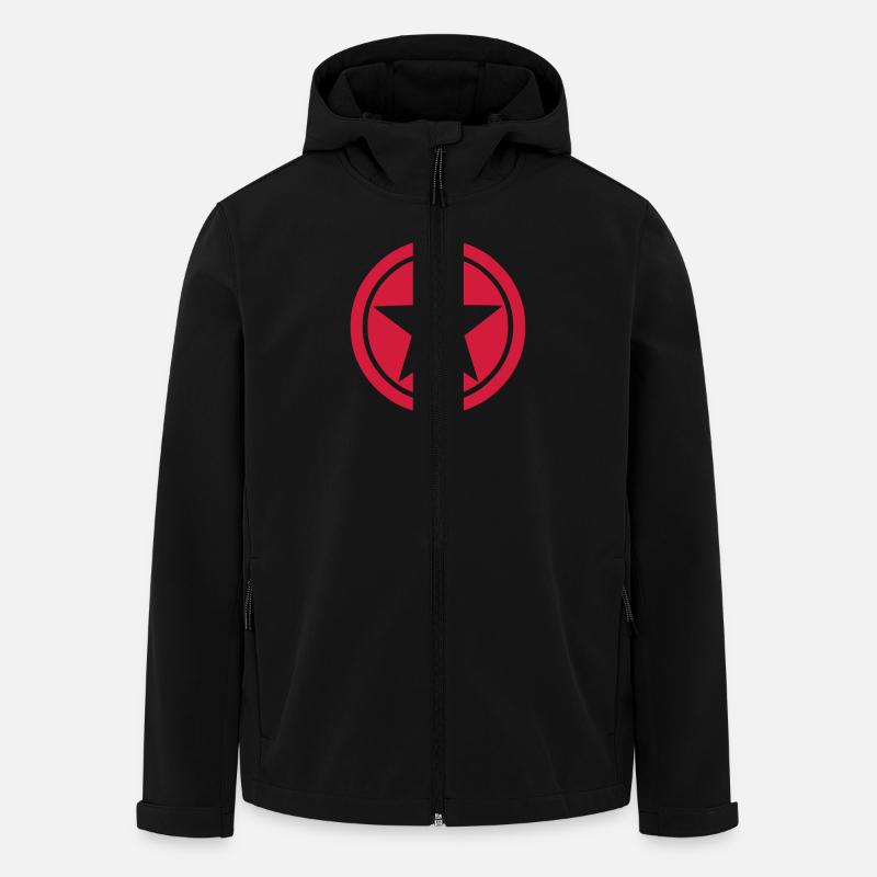 STERN SYMBOL - Recycelte Männer Softshell-Jacke von Stanley/Stella - Schwarz