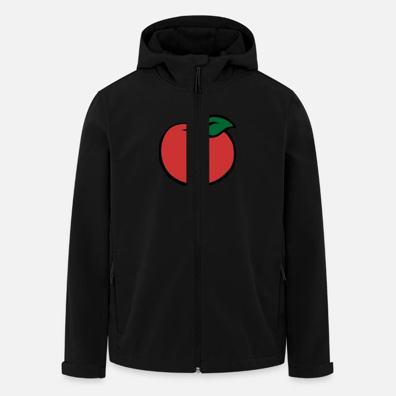 Apfel - Recycelte Männer Softshell-Jacke von Stanley/Stella - Schwarz