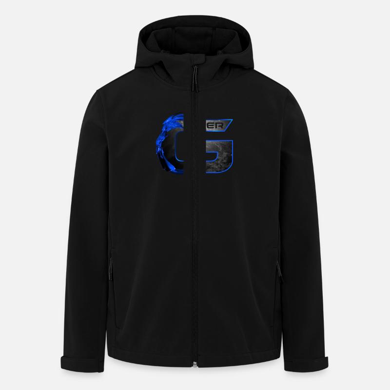 Spreadgaming - Recycelte Männer Softshell-Jacke von Stanley/Stella - Schwarz