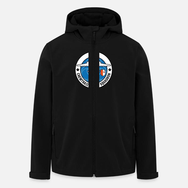 Chemtrail - Recycelte Männer Softshell-Jacke von Stanley/Stella - Schwarz