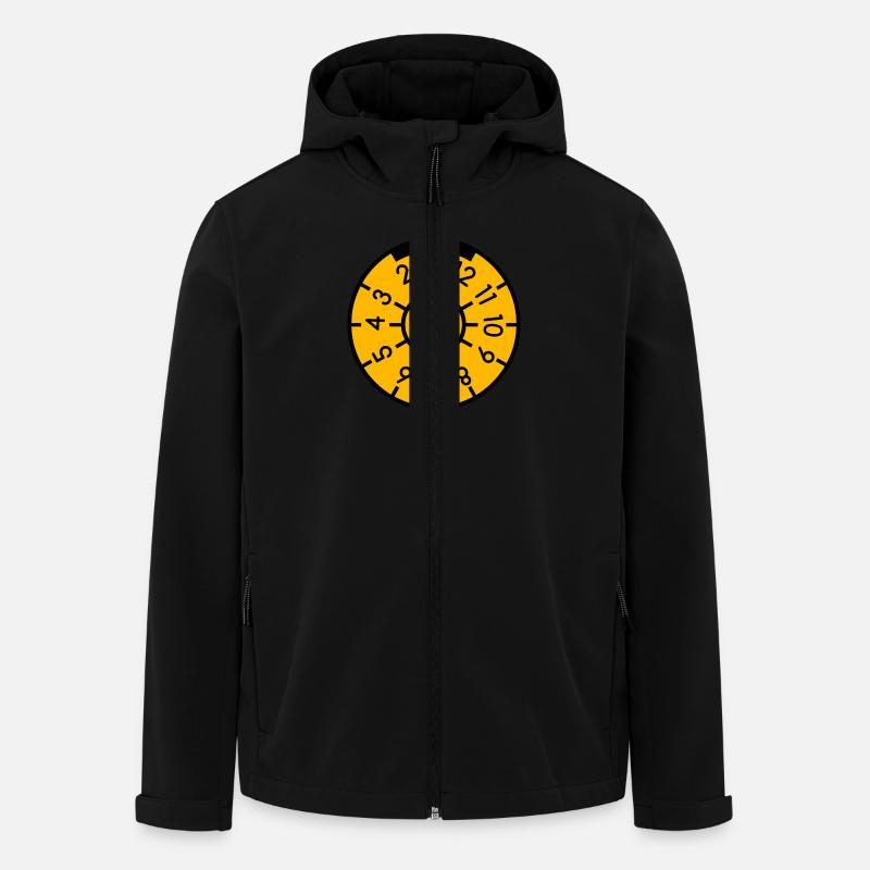 Prüfplakette KFZ - Recycelte Männer Softshell-Jacke von Stanley/Stella - Schwarz