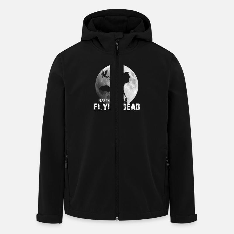 Drachen-the flying dead - Recycelte Männer Softshell-Jacke von Stanley/Stella - Schwarz