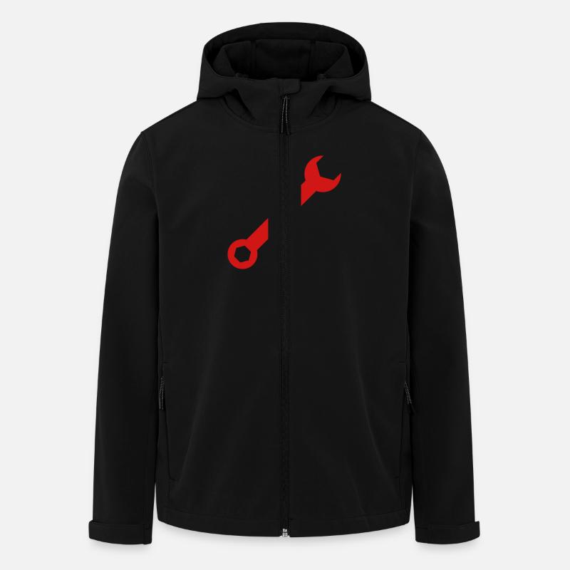 Schraubenschlüssel 3 - Recycelte Männer Softshell-Jacke von Stanley/Stella - Schwarz