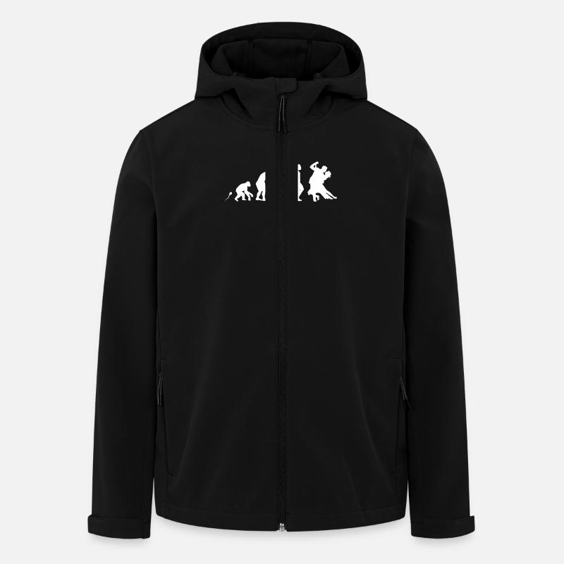 Tänzer Evolution Fun Shirt - Recycelte Männer Softshell-Jacke von Stanley/Stella - Schwarz