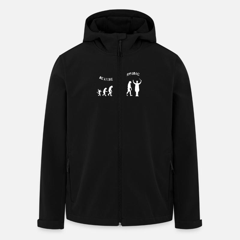 Dirigent Schöpfungskrone - Recycelte Männer Softshell-Jacke von Stanley/Stella - Schwarz