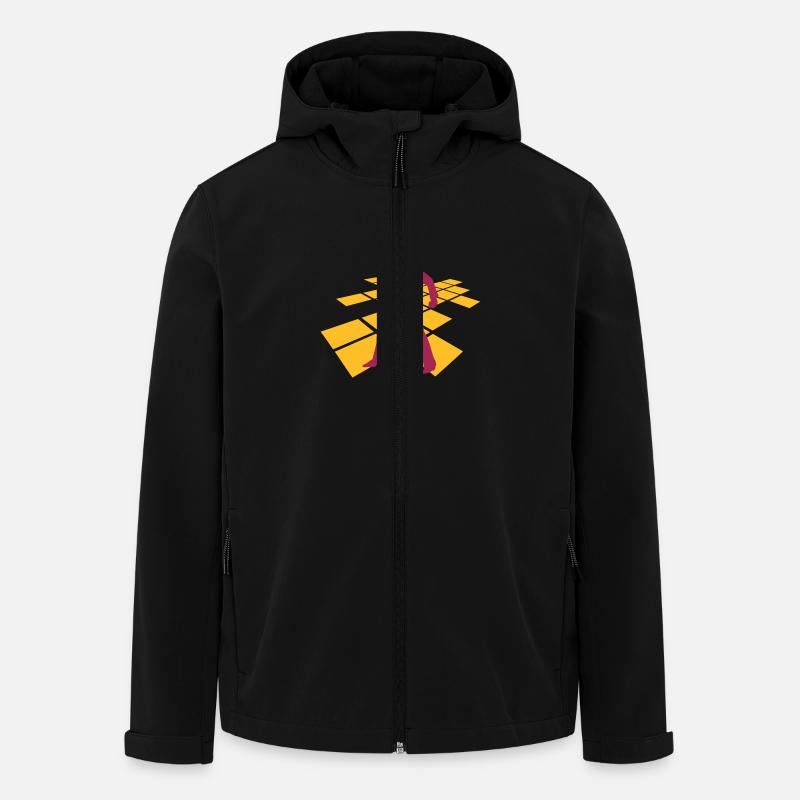 Disco - Recycelte Männer Softshell-Jacke von Stanley/Stella - Schwarz