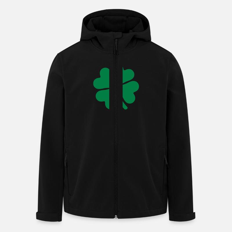 Shamrock - Men’s Recycled Softshell Jacket by Stanley/Stella - black