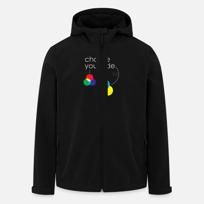 Farbsysteme - Recycelte Männer Softshell-Jacke von Stanley/Stella - Schwarz