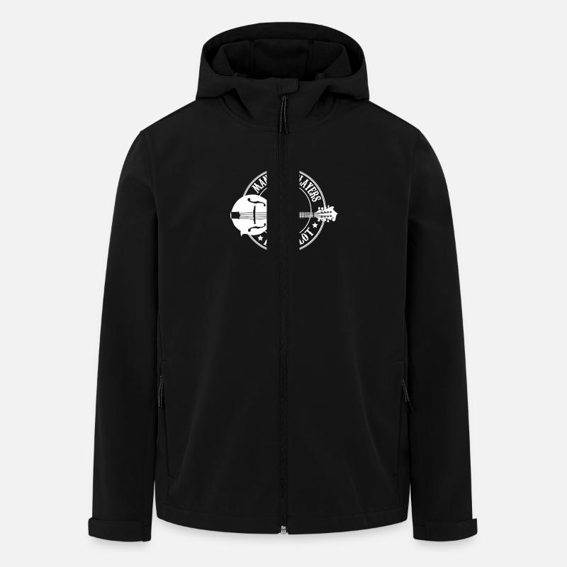 mandolin player - Recycelte Männer Softshell-Jacke von Stanley/Stella - Schwarz