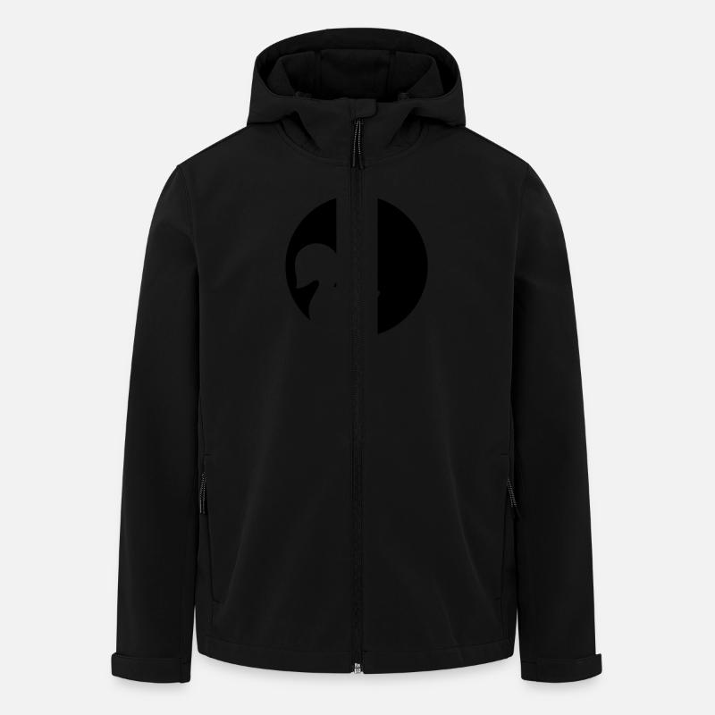 Eichhörnchen - Recycelte Männer Softshell-Jacke von Stanley/Stella - Schwarz