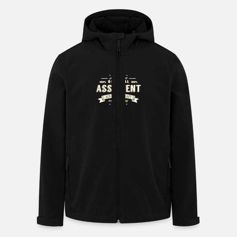 Assistent aus Leidenschaft - Recycelte Männer Softshell-Jacke von Stanley/Stella - Schwarz