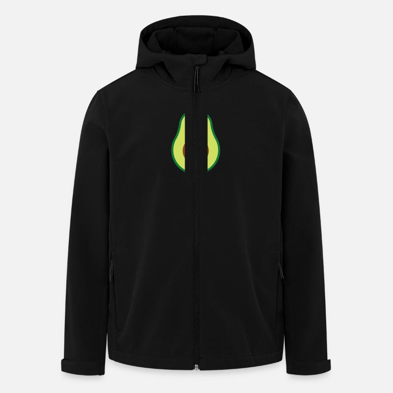 Avocado - Recycelte Männer Softshell-Jacke von Stanley/Stella - Schwarz