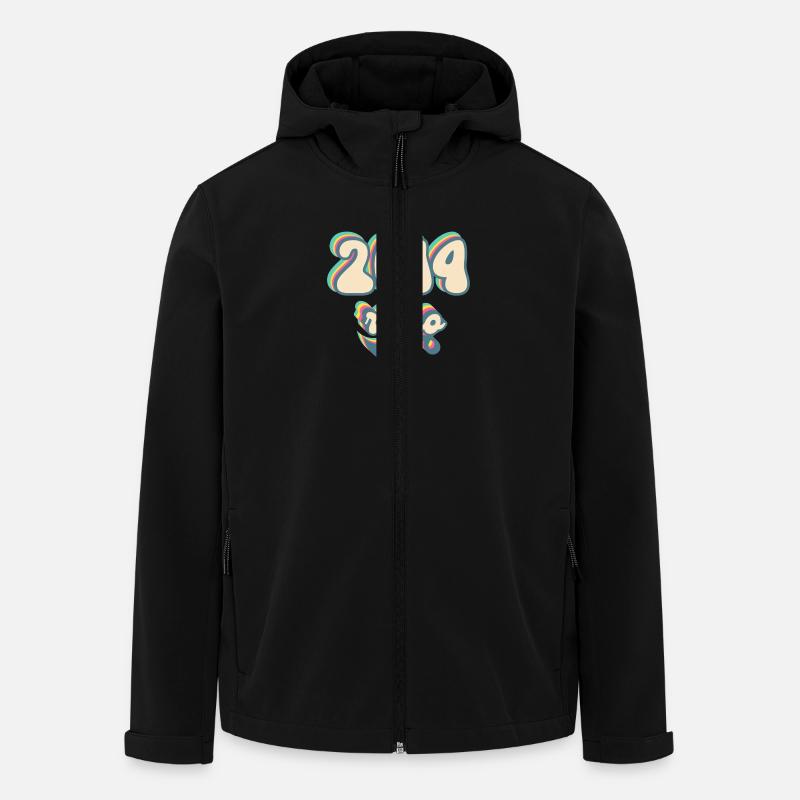 2014 Retro Geschenkidee - Recycelte Männer Softshell-Jacke von Stanley/Stella - Schwarz