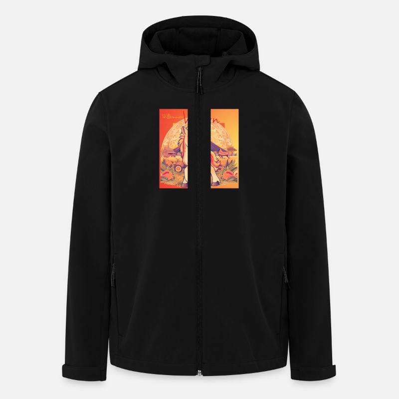 Vulkan ist da ! - Recycelte Männer Softshell-Jacke von Stanley/Stella - Schwarz