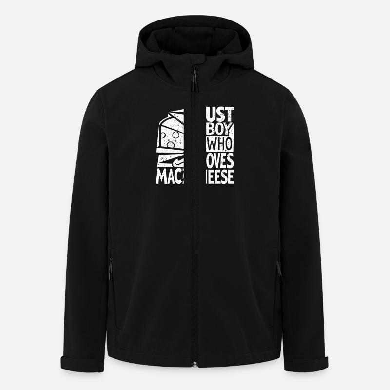 L’amour pur du fromage - Veste softshell homme en polyester recyclé Stanley/Stella - noir