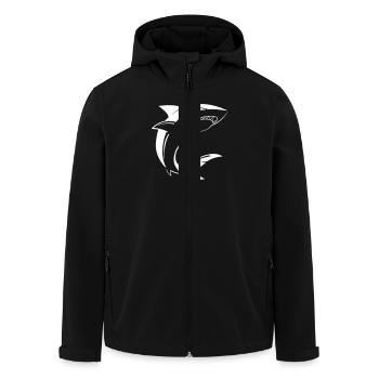 Hai Shark - Veste softshell homme en polyester recyclé Stanley/Stella - noir - Devant - AI Model Male 185 light (185cm)