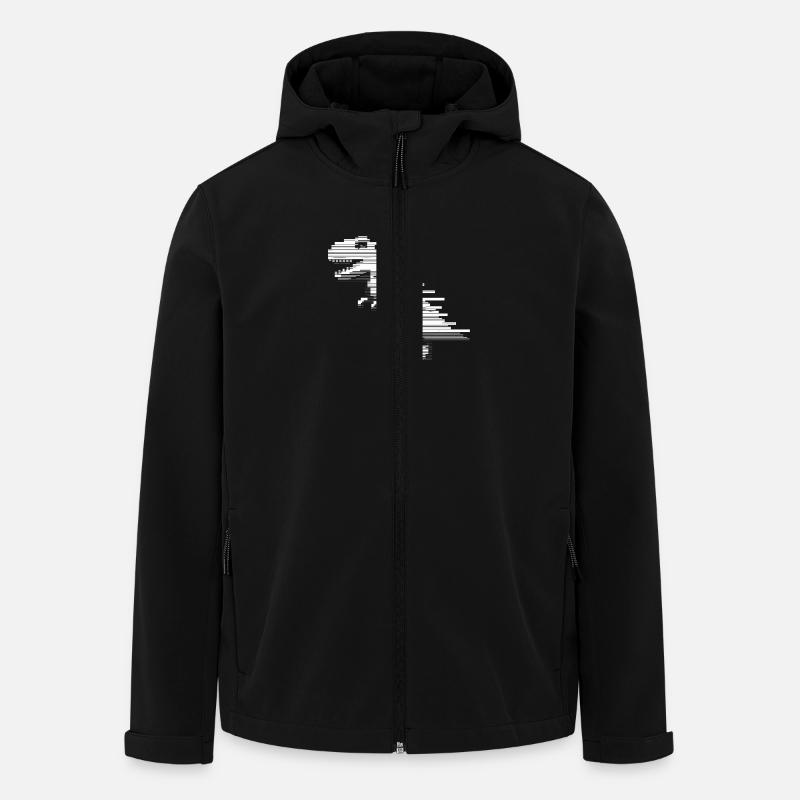 Dinosaurier Dinosaurier Dinosaurier T-Rex - Recycelte Männer Softshell-Jacke von Stanley/Stella - Schwarz