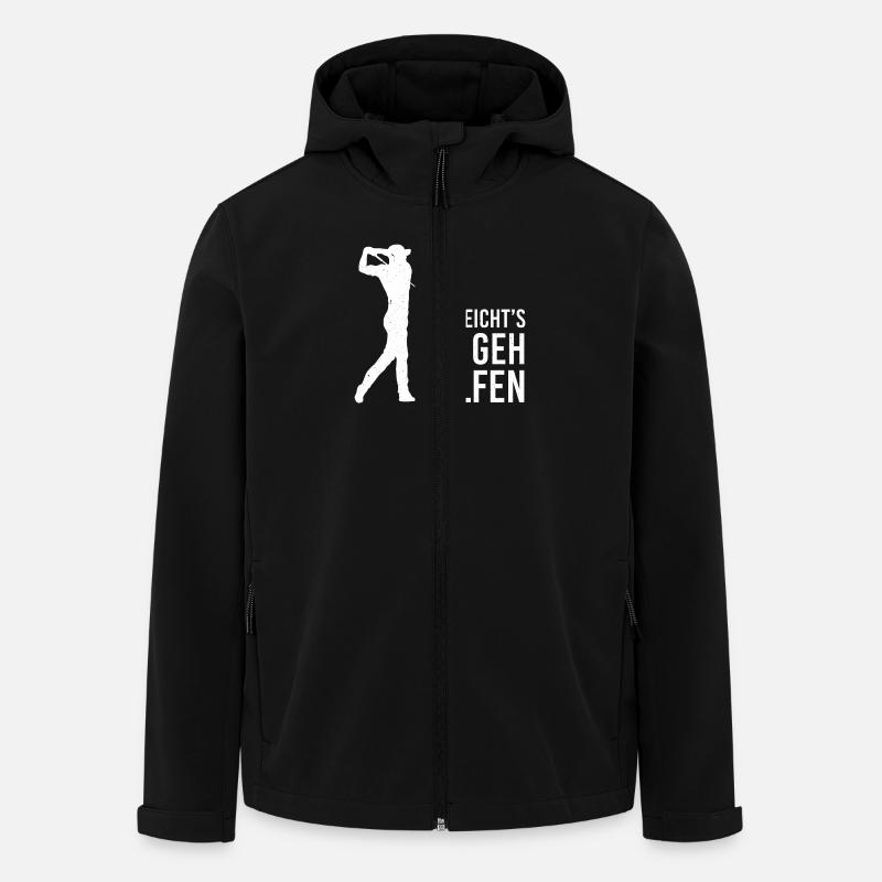 Golf Golfer Geschenk Golfschläger Sport Golf Hole - Recycelte Männer Softshell-Jacke von Stanley/Stella - Schwarz