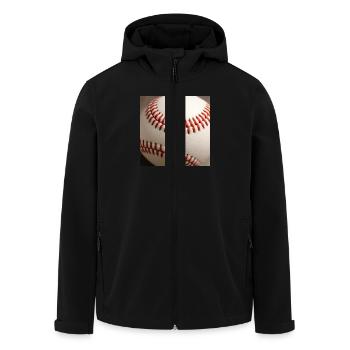Baseball - Recycelte Männer Softshell-Jacke von Stanley/Stella - Schwarz - Vorne - AI Model Male 185 light (185cm)