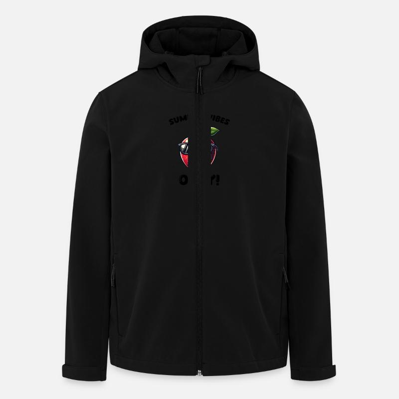 apfel cool - Recycelte Männer Softshell-Jacke von Stanley/Stella - Schwarz