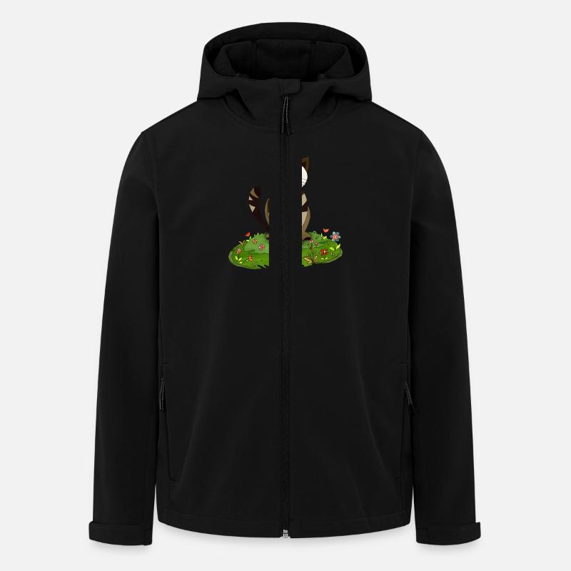 Cat - Men’s Recycled Softshell Jacket by Stanley/Stella - black