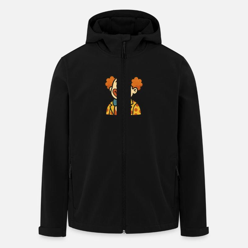 clown - Recycelte Männer Softshell-Jacke von Stanley/Stella - Schwarz