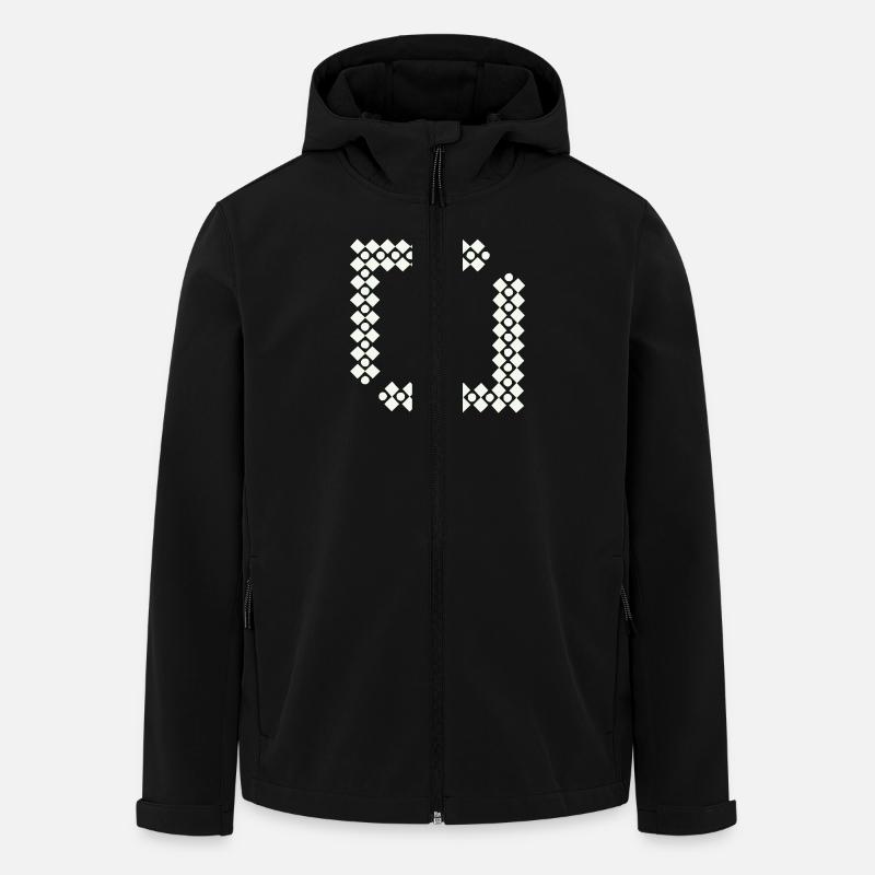 Motif Vriereck - Veste softshell homme en polyester recyclé Stanley/Stella - noir