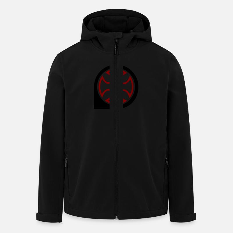 CELTIC CROSS - Recycelte Männer Softshell-Jacke von Stanley/Stella - Schwarz
