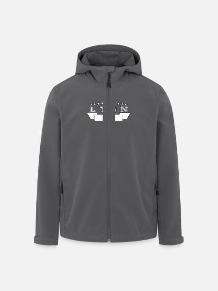 Lyon - Veste softshell homme en polyester recyclé Stanley/Stella - noir