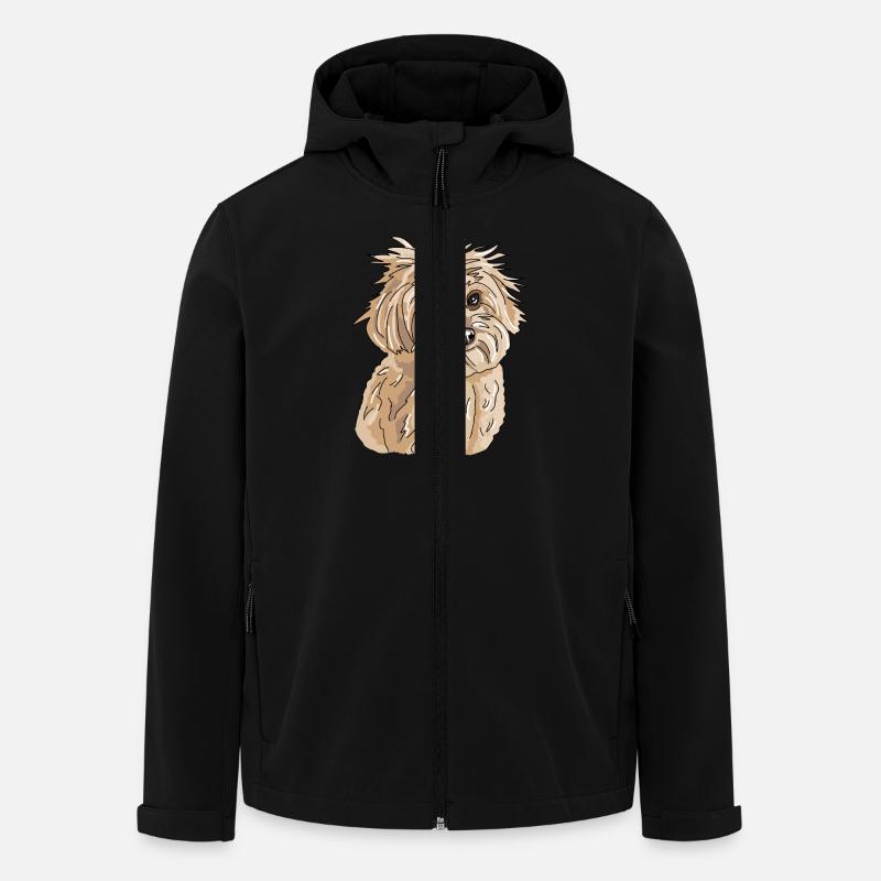 Havaneser - Recycelte Männer Softshell-Jacke von Stanley/Stella - Schwarz