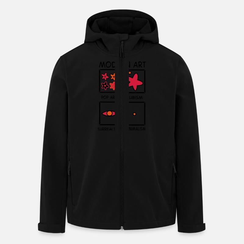 Kunst - Veste softshell homme en polyester recyclé Stanley/Stella - noir