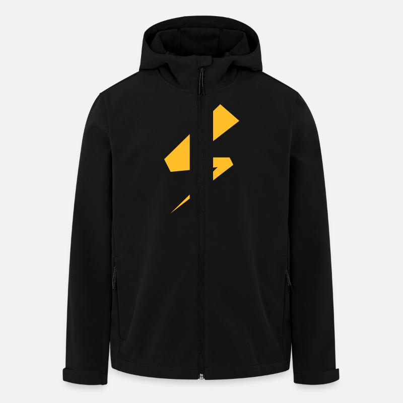 blitz - Recycelte Männer Softshell-Jacke von Stanley/Stella - Schwarz