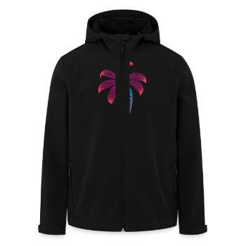 palme d'été - Veste softshell homme en polyester recyclé Stanley/Stella - noir - Devant - AI Model Male 185 light (185cm)