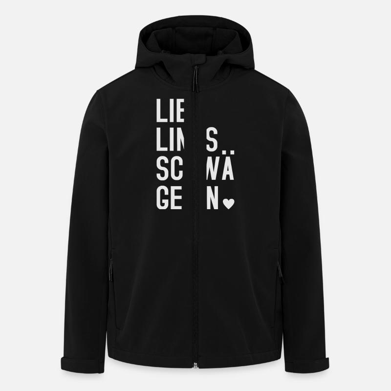 Lieblingsschwägerin - Recycelte Männer Softshell-Jacke von Stanley/Stella - Schwarz