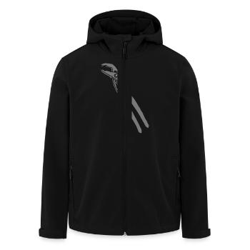 Rohrzange Schwedenzange 2 - Recycelte Männer Softshell-Jacke von Stanley/Stella - Schwarz - Vorne - AI Model Male 185 light (185cm)
