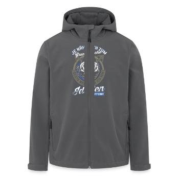 Taucher Tauchen Tauchlehrer Schnorcheln Idioten - Recycelte Männer Softshell-Jacke von Stanley/Stella - Schwarz - Vorne - AI Model Male 185 light (185cm)