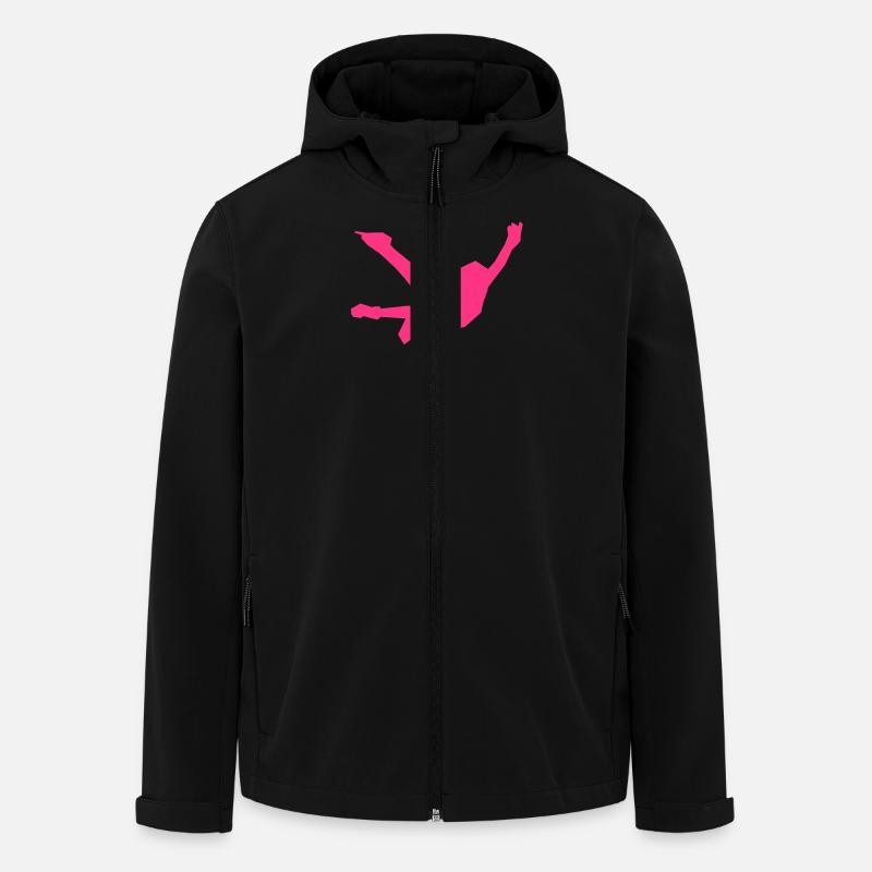 eiskunstlauf - Recycelte Männer Softshell-Jacke von Stanley/Stella - Schwarz