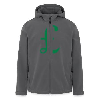 Britische Pfund Geld - Recycelte Männer Softshell-Jacke von Stanley/Stella - Schwarz - Vorne - AI Model Male 185 light (185cm)